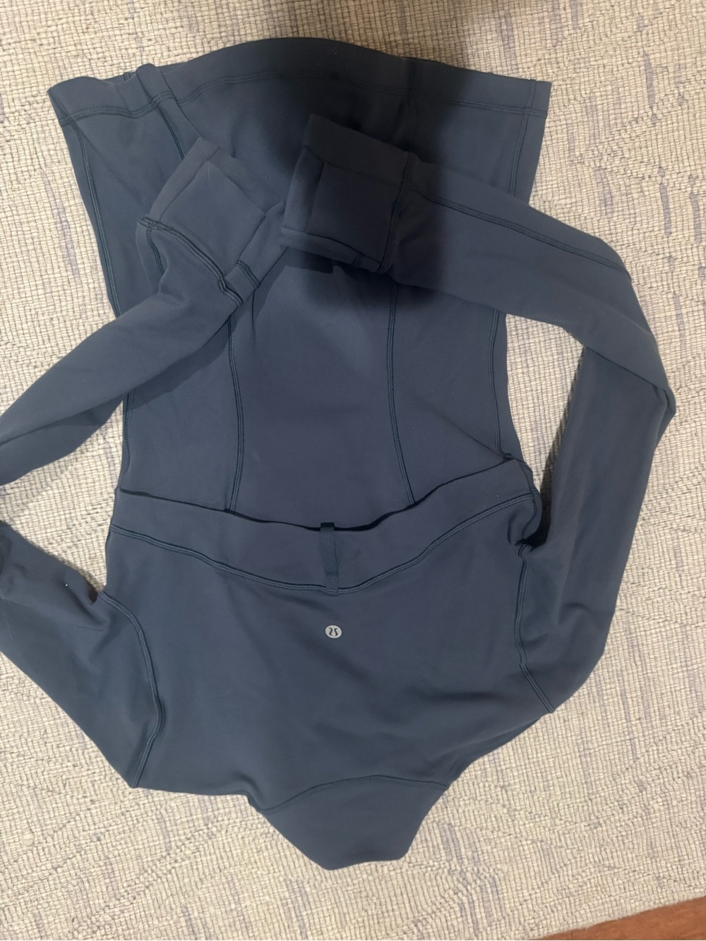 Lululemon Define Jacket Size 2 Blue Zip Up Athletic Slim Fit - Picture 6 of 8